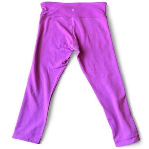 Lululemon Capri Leggings Women’s Purple Pink | Athletic Yoga Gym Pants